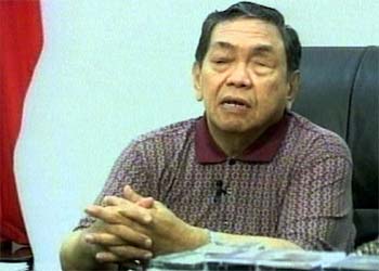 El ex presidente indonesio Abdurrahman Wahid, en julio de 2001.