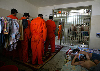 EN LA CÁRCEL DE ABU GHRAIB.