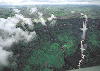 Parte del recorrido del río Nilo.