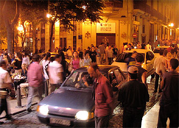 Ruido y ocio del sábado noche