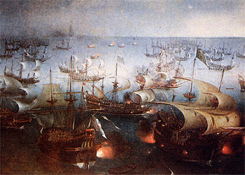 'La Armada Invencible' (finales del siglo XVI), de Hendrick C. Vroom.