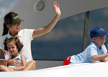 LA PRINCESA LETIZIA, DE VACACIONES EN MALLORCA.