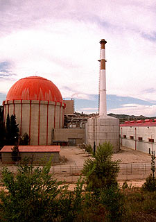 La central nuclear José Cabrera, en Almonacid de Zorita.