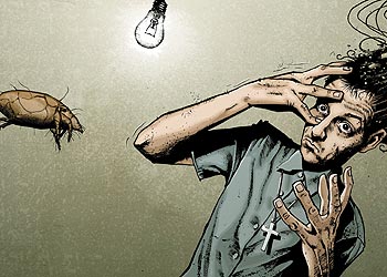 Ilustración basada en el relato  La piedad de las regiones,  de Juan Gabriel Vásquez.