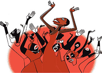 Ilustración de Daniel Jiménez para el libro 'Porgy and Bess' de George Gershwin.