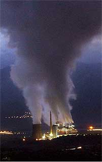 Megalopoli, una de las zonas con más polución de Grecia.