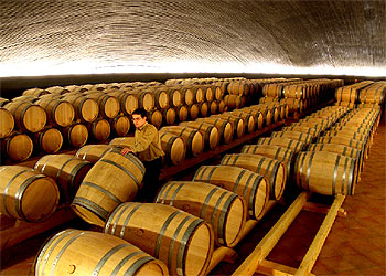 Una bodega de la localidad de Gratallops (Tarragona).