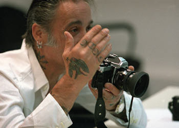 Alberto García-Alix, en los cursos de verano de El Escorial.
