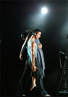 Un momento del estreno de  Herrumbre. 