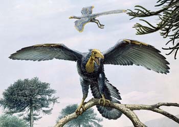 Reconstrucción artística del  Archaeopteryx. 