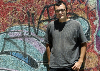 El escritor Isaac Rosa, autor de  El verano de ayer , en Madrid.