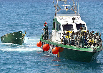 Interceptados 109 'sin papeles'