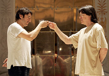 Carmelo Gómez y Josep María Flotats, en  La cena .