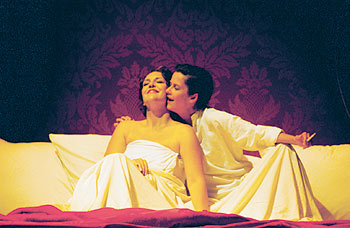 Una escena del montaje  de El caballero de la rosa  presentado en Salzburgo.