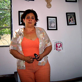 Marisela Ortiz, directora de Nuestras Hijas,una organización de familiares de jóvenes asesinadas.