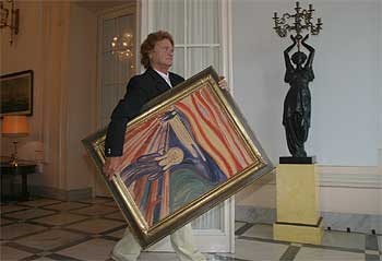 'El grito' de Munch 'aparece' en San Sebastián