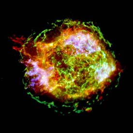 Los restos de una supernova