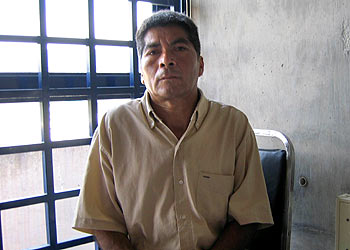 Andrés Bahena, preso en el Penitenciario Xochitepec.