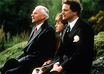 Malcolm McDowell con Colin Firth en  Los secretos de la inocencia,  de Hugh Hudson.