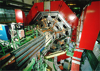 Uno de los detectores del laboratorio europeo de física de partículas (CERN).