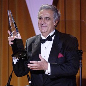 Plácido Domingo recibe el jueves en Los Ángeles el premio a toda su carrera.rnrn