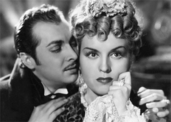 Mercedes Vecino, junto a Armando Calvo en la película  ¿Dónde vas Alfonso XII?,  de 1958.