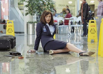 Catherine Zeta-Jones, en una imagen de  The terminal,  de Steven Spielberg.