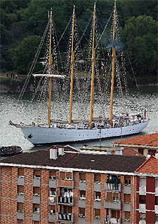 Goleta portuguesa a la vista