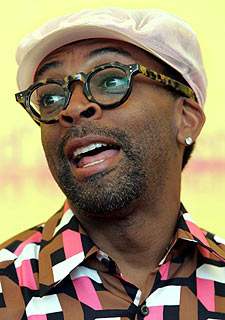 Spike Lee, ayer en Venecia.