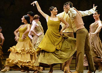 Ensayo general de  El Loco , del Ballet Nacional de España.