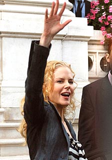 Nicole Kidman en Venecia.