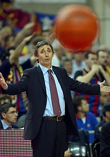 Svetislav Pesic, durante un encuentro.