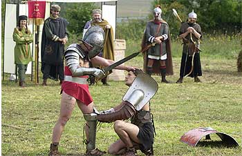 Gladiadores en Iruña de Oca
