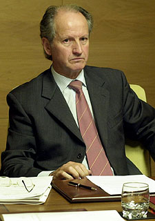 El presidente de la Cámara vasca, Juan María Atutxa.