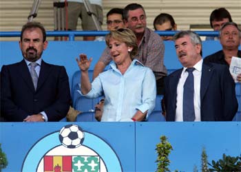 El Getafe, con esperanza pero sin suerte