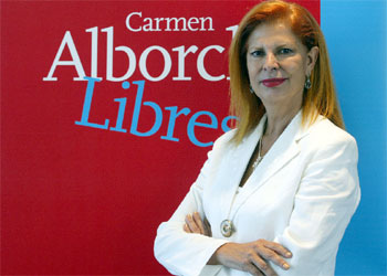Carmen Alborch, en su presentación del libro  Libres. 