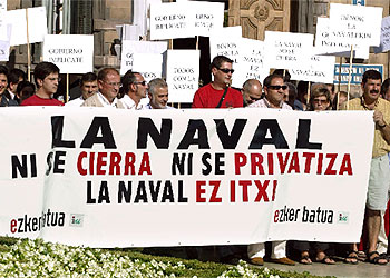 Contra el cierre de la naval
