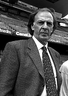 Menotti, en una visita a Barcelona.