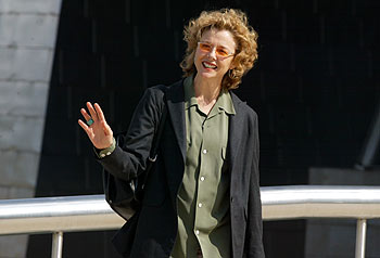 Annette Bening, en el Guggenheim de Bilbao