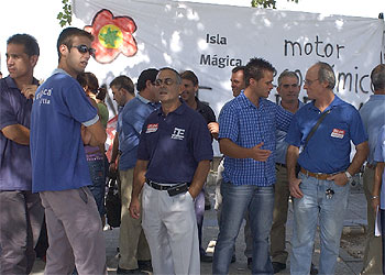 Manifestación de la plantilla de Isla Mágica