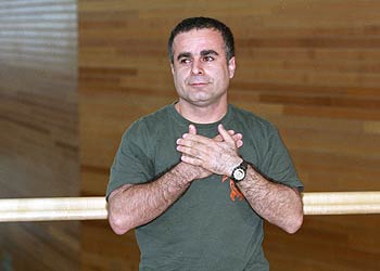 Bahman Ghobadi, director de  Las tortugas también vuelan,  en San Sebastián.