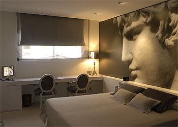 El proyecto decorativo del hotel Acis y Galatea, abierto en Madrid en mayo, está firmado por Maipi Esteban y Cris Gabás.