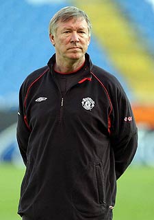 Alex Ferguson,  manager  del Manchester United.