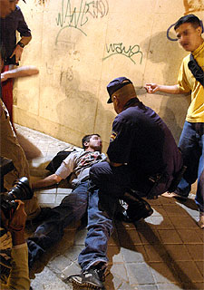 Una noche con los 'centauros' de la policía