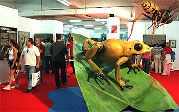 Aspecto de la feria Expotural, que se clausuró ayer en el Pabellón de Cristal de la Casa de Campo.