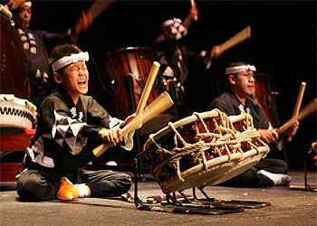 Sonido de tambores japoneses en el Círculo