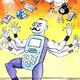 Las operadoras confían su bonanza al uso de la descarga musical y al correo móvil