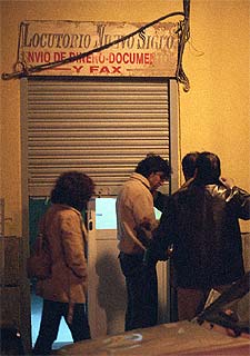 Detención de Jamal Zougam en el barrio de Lavapiés.