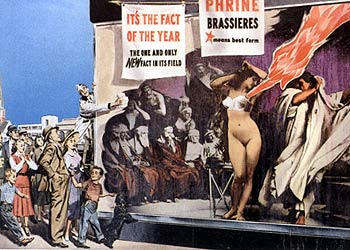 Fotomontaje  La mejor adicción , de la serie  American way of life,  realizado por Renau en 1950.