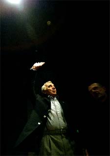 Charles Aznavour, ayer en Barcelona.